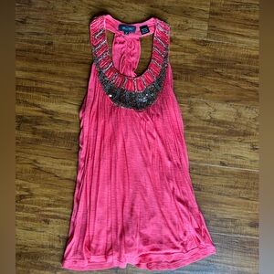 Miss Me Embellished Tank Size Medium